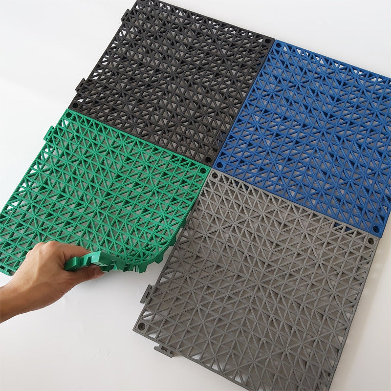 Thick PVC Non-Slip Pool Drainage Mat for Bathroom