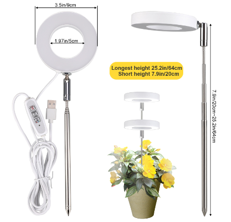 Full Spectrum Indoor LED Growth Light with Dimming