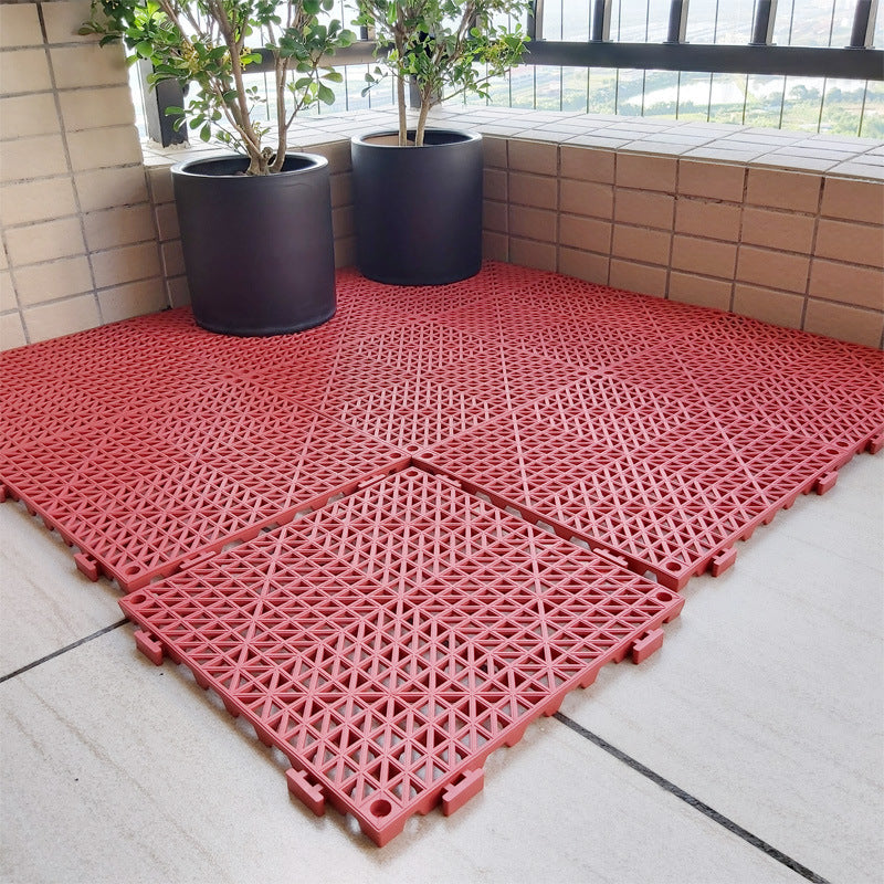 Thick PVC Non-Slip Pool Drainage Mat for Bathroom