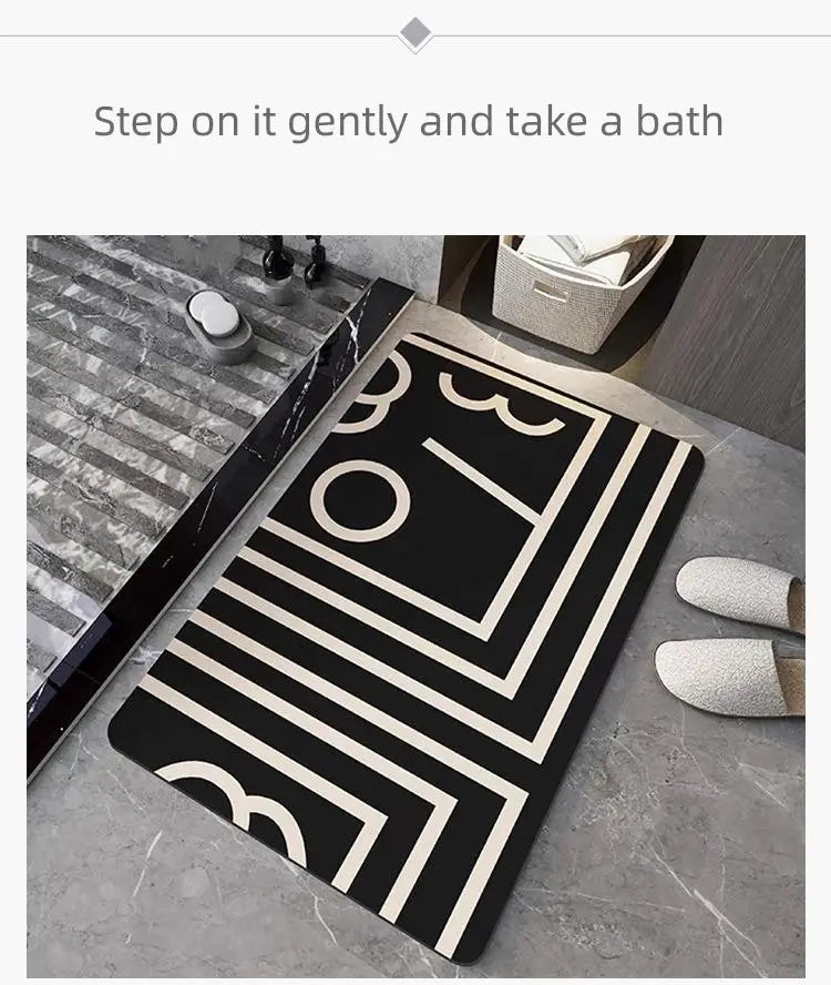 Diatom Mud Absorbent Non-Slip Floor Mat