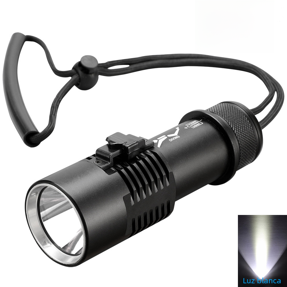 XHP70 High-Intensity Waterproof Flashlight with 26650 Battery