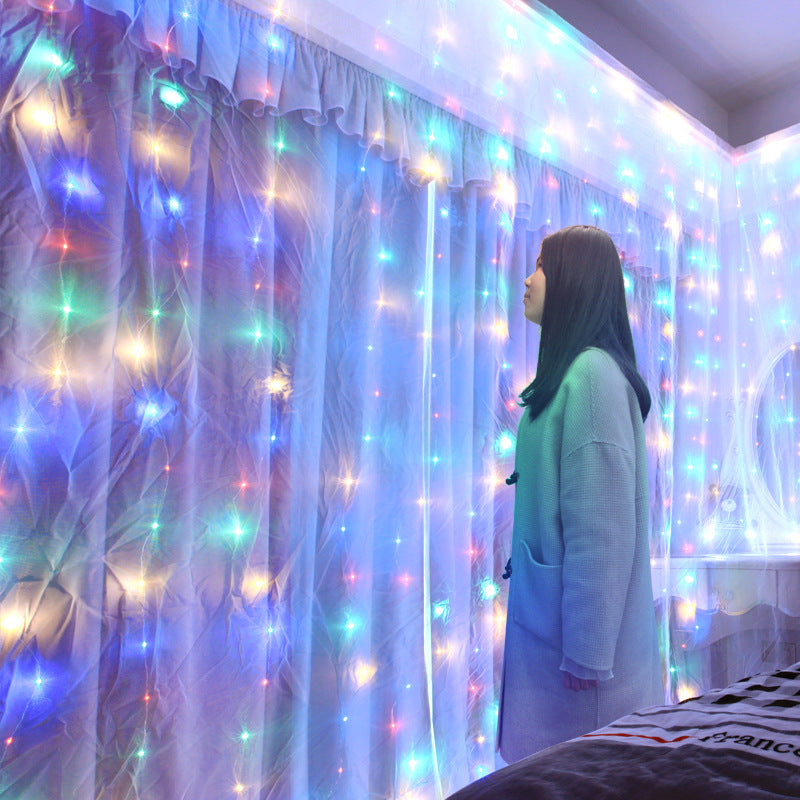 3M LED Curtain Fairy Lights with Remote for Decoration