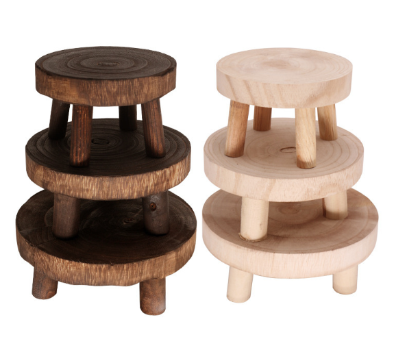 Solid Wood Plant Stand Flower Pot Rack