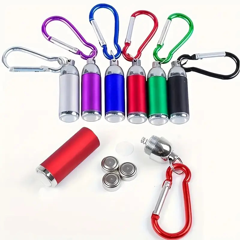 Aluminum Alloy LED Mini Keychain Flashlight with Zoom