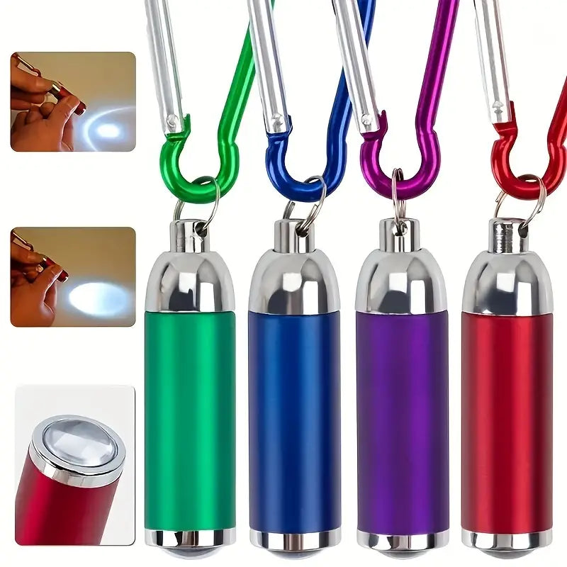 Aluminum Alloy LED Mini Keychain Flashlight with Zoom
