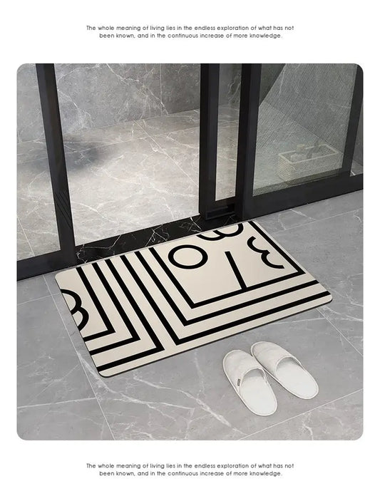 Diatom Mud Absorbent Non-Slip Floor Mat