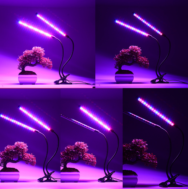 USB Timer Adjustable LED Plant Growth Light Clamp