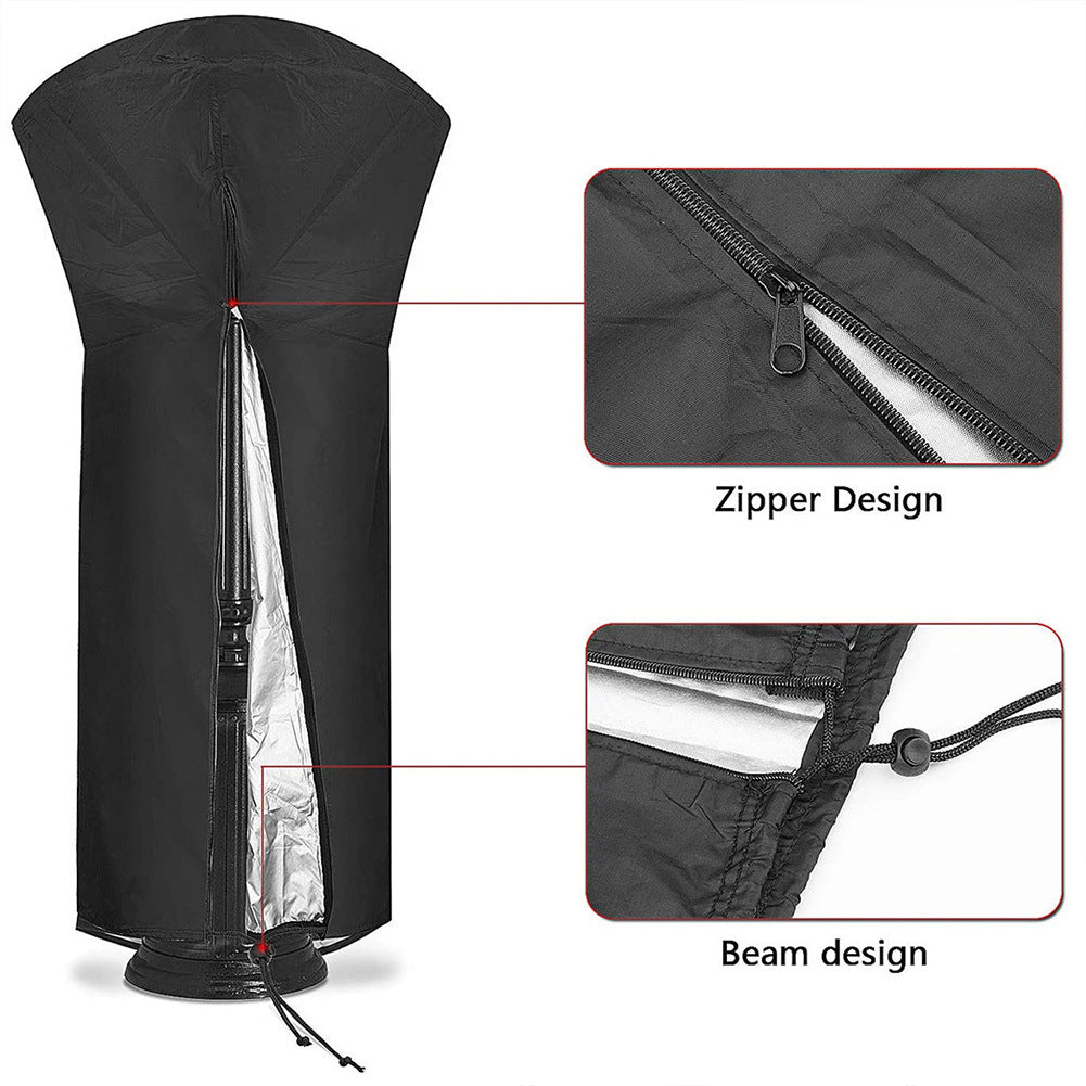 210D Oxford Waterproof Heater Cover for Patio Umbrella