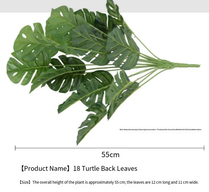 Artificial Flower Green Plant Monstera Plant Flower Indoor