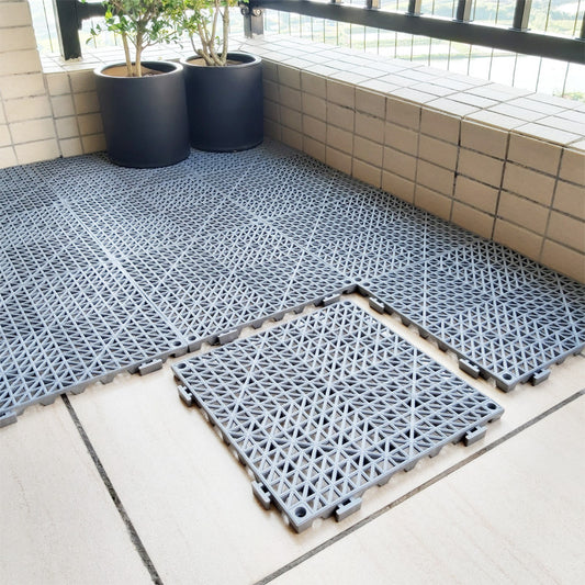 Thick PVC Non-Slip Pool Drainage Mat for Bathroom